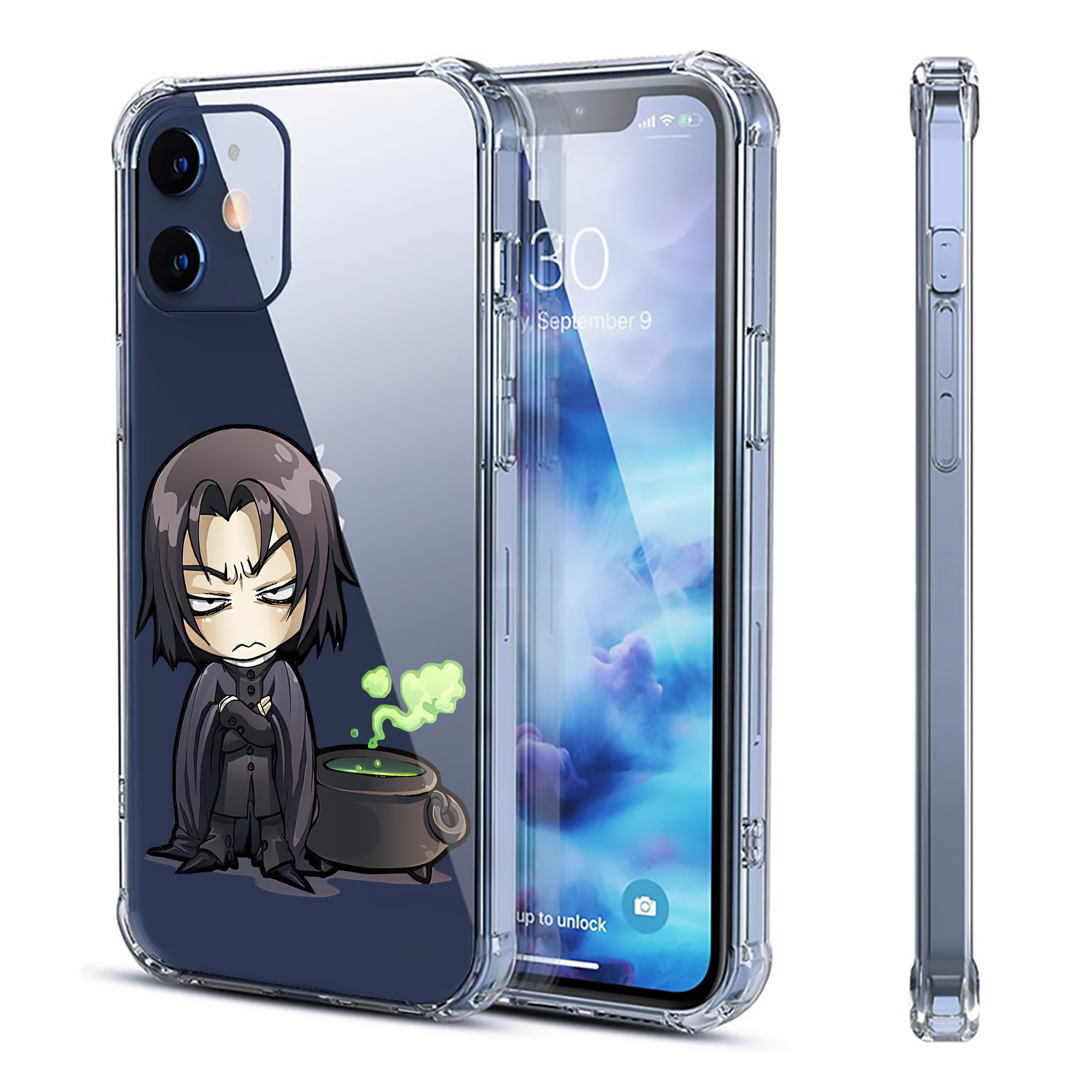 （画像用） Harry Potter ハリー・ポッターシリーズ 【iPhone 12シリーズ対応】透明スマホケース（クリアソフトケース）